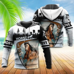 Horse Love Black Forest - Hoodie - Owl Ohh - Owl Ohh