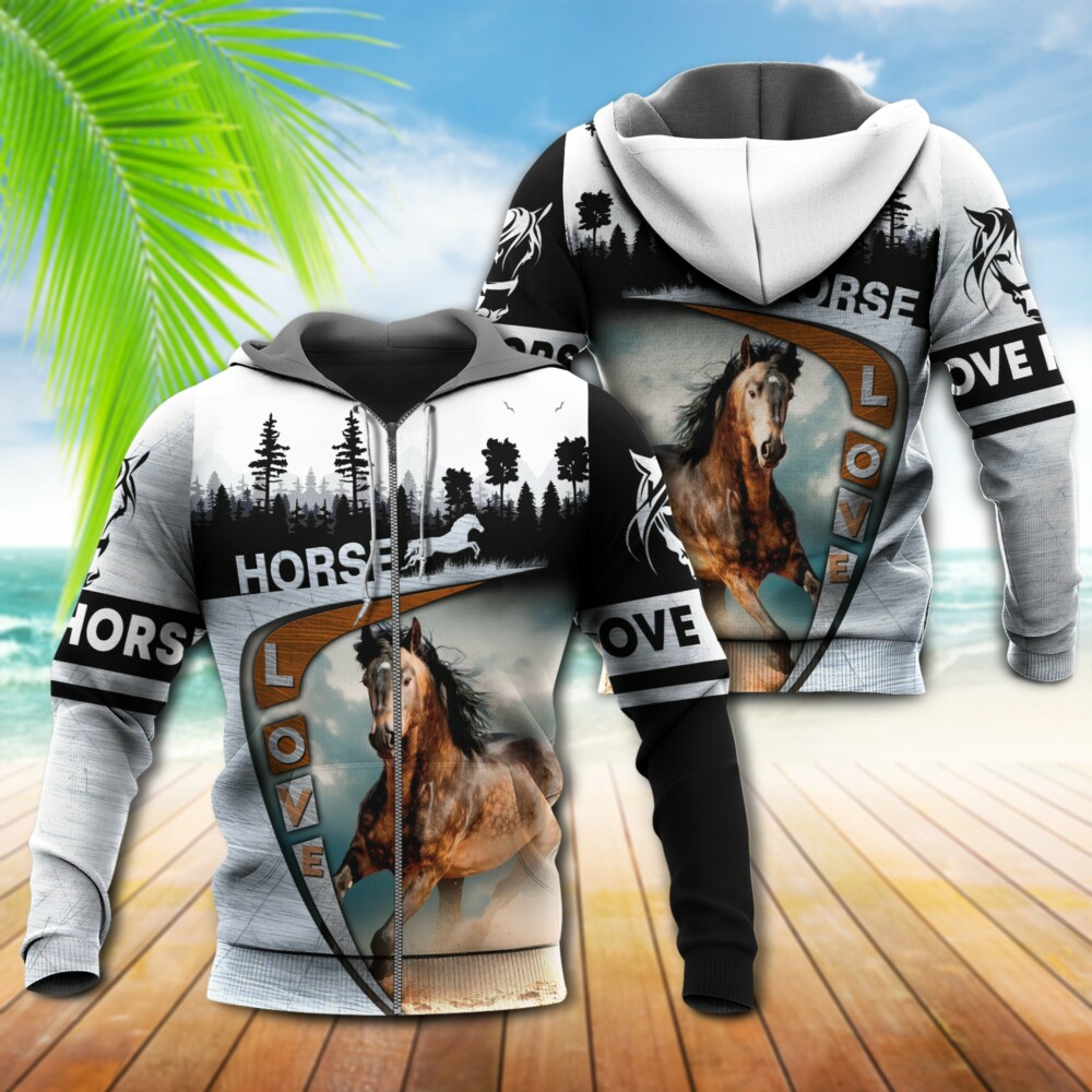 Horse Love Black Forest - Hoodie - Owl Ohh - Owl Ohh