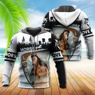 Horse Love Black Forest - Hoodie - Owl Ohh - Owl Ohh