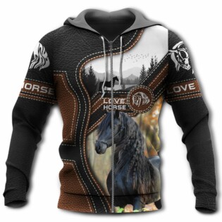 Horse Love Horse Forest - Hoodie - Owl Ohh - Owl Ohh