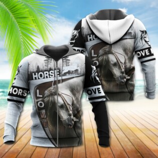 Horse So Beautiful In Forest - Hoodie - Owl Ohh - Owl Ohh
