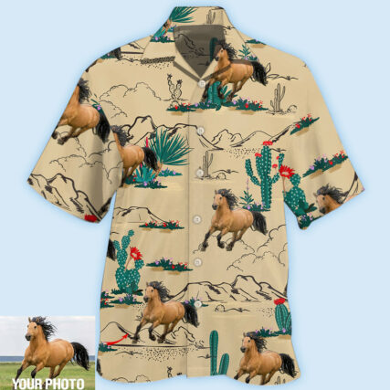 Horse Desert Custom Photo - Hawaiian shirt - Owl Ohh - Owl Ohh