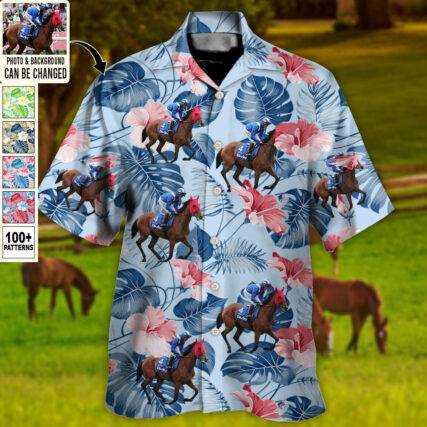 Horse You Want Tropical Style Custom Photo - Hawaiian Shirt - Owl Ohh - Owl Ohh