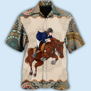 Horse Horseback Riding - Hawaiian Shirt - Owl Ohh - Owl Ohh