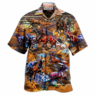 Horse Harness Racing Life Is Better At The Races - Hawaiian Shirt - Owl Ohh - Owl Ohh