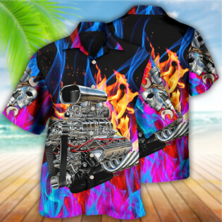 Hot Rod Amazing Colorful Flame - Hawaiian Shirt - Owl Ohh - Owl Ohh