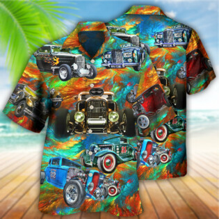 Hot Rod Car How To Ride A Hot Rod - Hawaiian Shirt - Owl Ohh - Owl Ohh