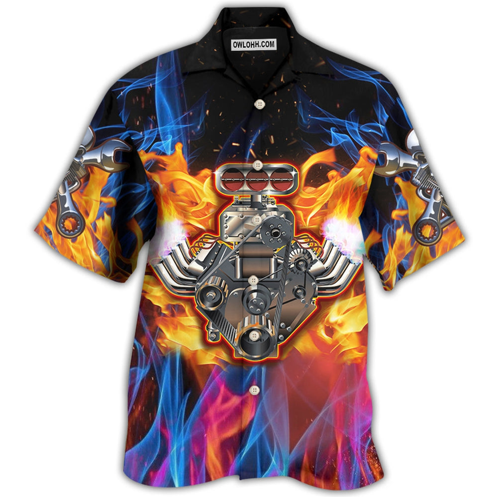 Hot Rod Fire Style - Hawaiian Shirt - Owl Ohh - Owl Ohh