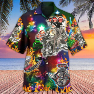 Hot Rod Christmas Tree To Where You Are - Hawaiian Shirt - Owl Ohh - Owl Ohh