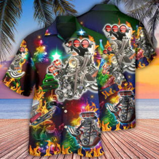 Hot Rod Christmas Tree To Where You Are - Hawaiian Shirt - Owl Ohh - Owl Ohh