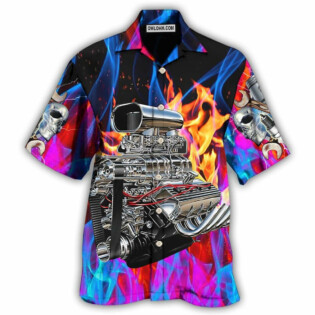 Hot Rod Fire Love Life - Hawaiian Shirt - Owl Ohh - Owl Ohh