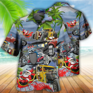 Hot Rod Riding A Hot Rod For Holiday - Hawaiian Shirt - Owl Ohh - Owl Ohh