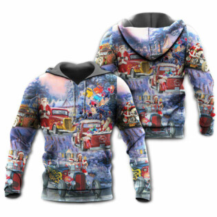 Hot Rod Merry Christmas Amazing Style - Hoodie - Owl Ohh - Owl Ohh