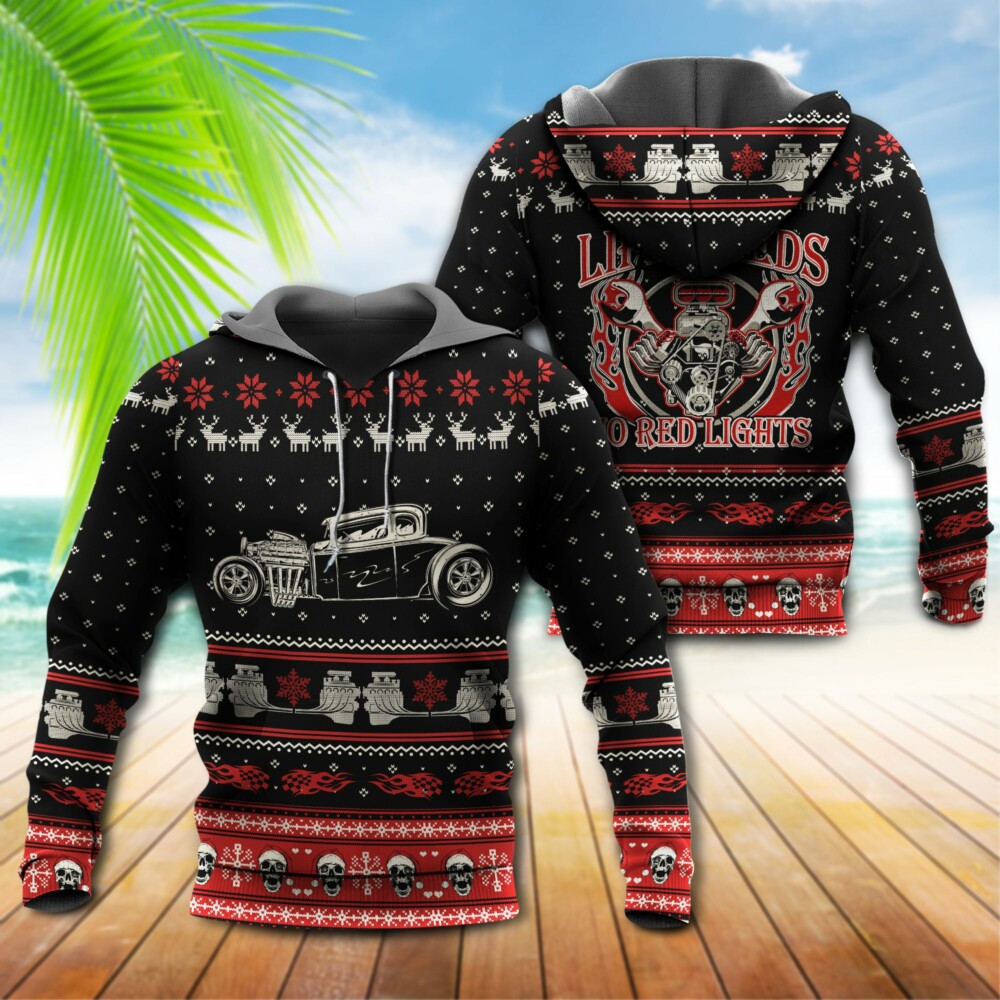 Hot Rod Amazing Christmas Style - Hoodie - Owl Ohh - Owl Ohh