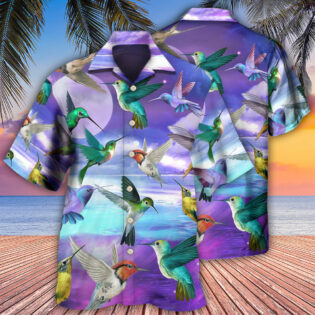 Hummingbird In A Fantasy World - Hawaiian Shirt - Owl Ohh - Owl Ohh