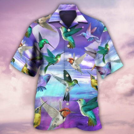 Hummingbird In A Fantasy World - Hawaiian Shirt - Owl Ohh - Owl Ohh