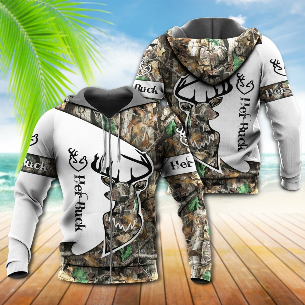 Hunting Buck And Doe Deer Hunting I Choose You Amazing - Hoodie - Owl Ohh - Owl Ohh