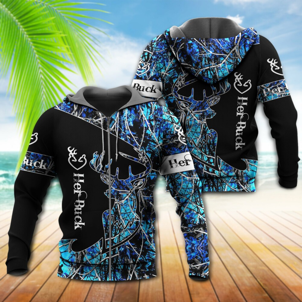 Hunting Buck And Doe Deer Hunting I Choose You In Life - Hoodie - Owl Ohh - Owl Ohh