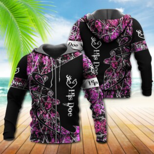 Hunting Buck And Doe Deer Hunting I Choose You In Life - Hoodie - Owl Ohh - Owl Ohh