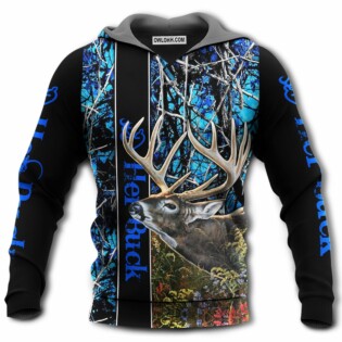 Hunting Buck And Doe Deer Hunting You & Me Got This with Pink and Blue - Hoodie - Owl Ohh - Owl Ohh