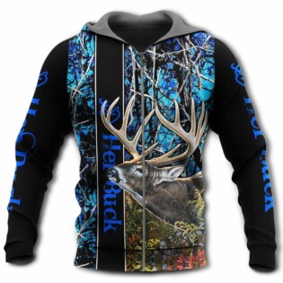 Hunting Buck And Doe Deer Hunting You & Me Got This with Pink and Blue - Hoodie - Owl Ohh - Owl Ohh