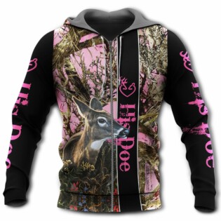 Hunting Buck And Doe Deer Hunting You & Me Got This with Pink and Blue - Hoodie - Owl Ohh - Owl Ohh