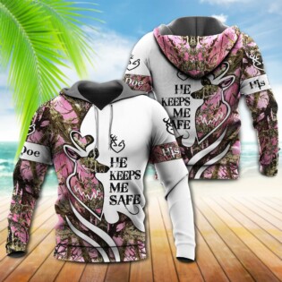 Hunting Buck And Doe Wild Safe Hunting I Choose You She Keep Me Wild - Hoodie - Owl Ohh - Owl Ohh