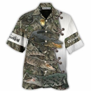 Hunting Crocodile Hunting Cool - Hawaiian Shirt - Owl Ohh - Owl Ohh