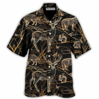 Hunting Dark Art Style - Hawaiian Shirt - Owl Ohh - Owl Ohh