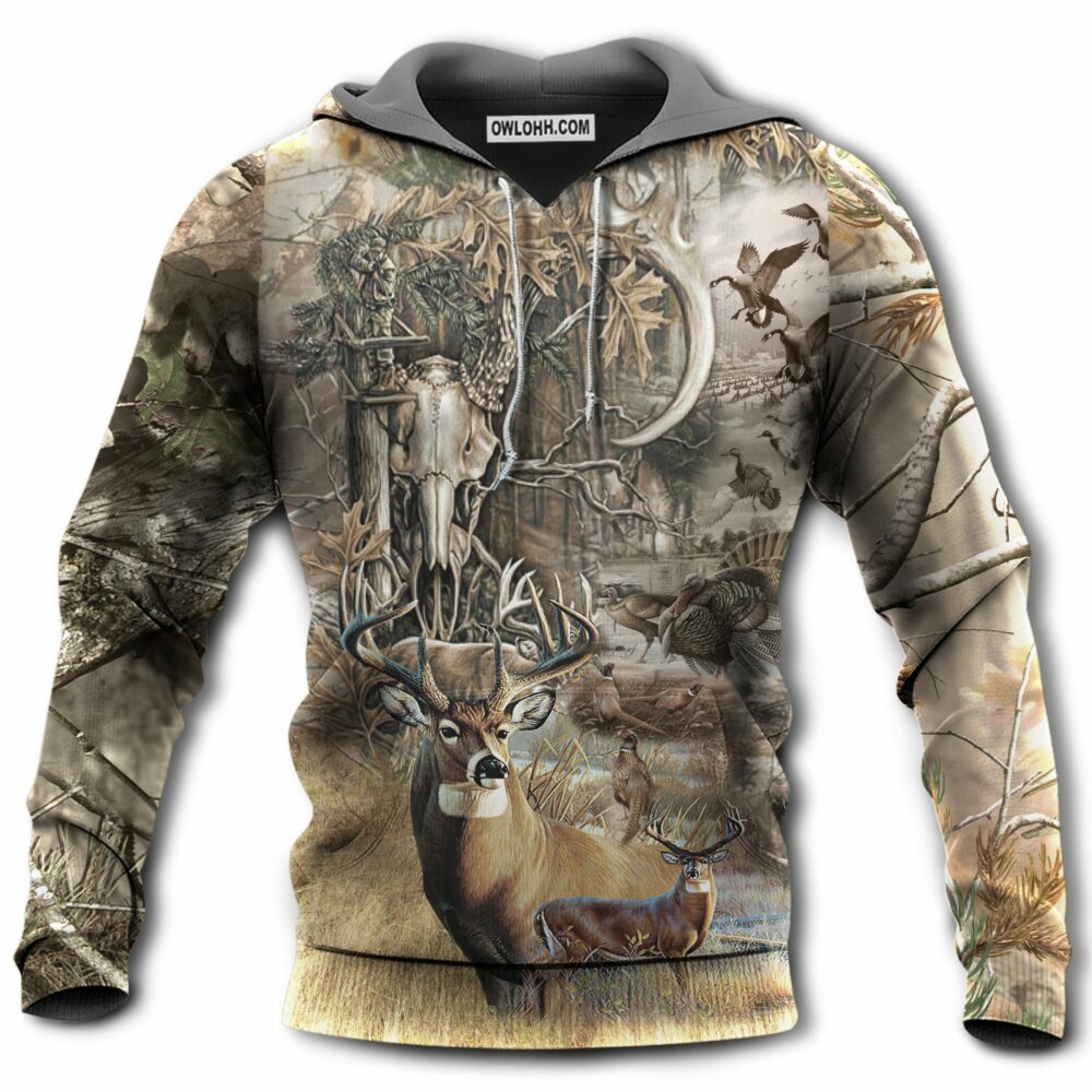 Hunting Deer Amazing Forest - Hoodie - Owl Ohh - Owl Ohh