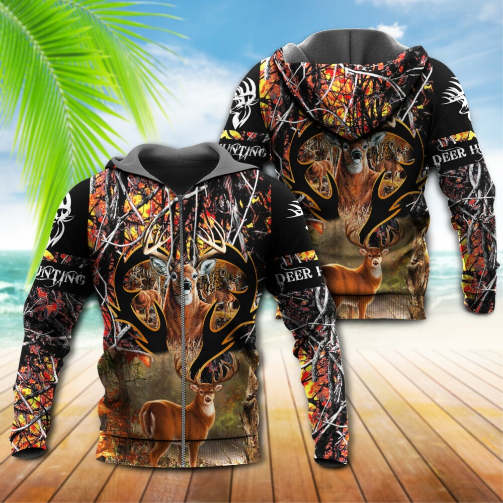 Hunting Deer Amazing Life Forest - Hoodie - Owl Ohh - Owl Ohh