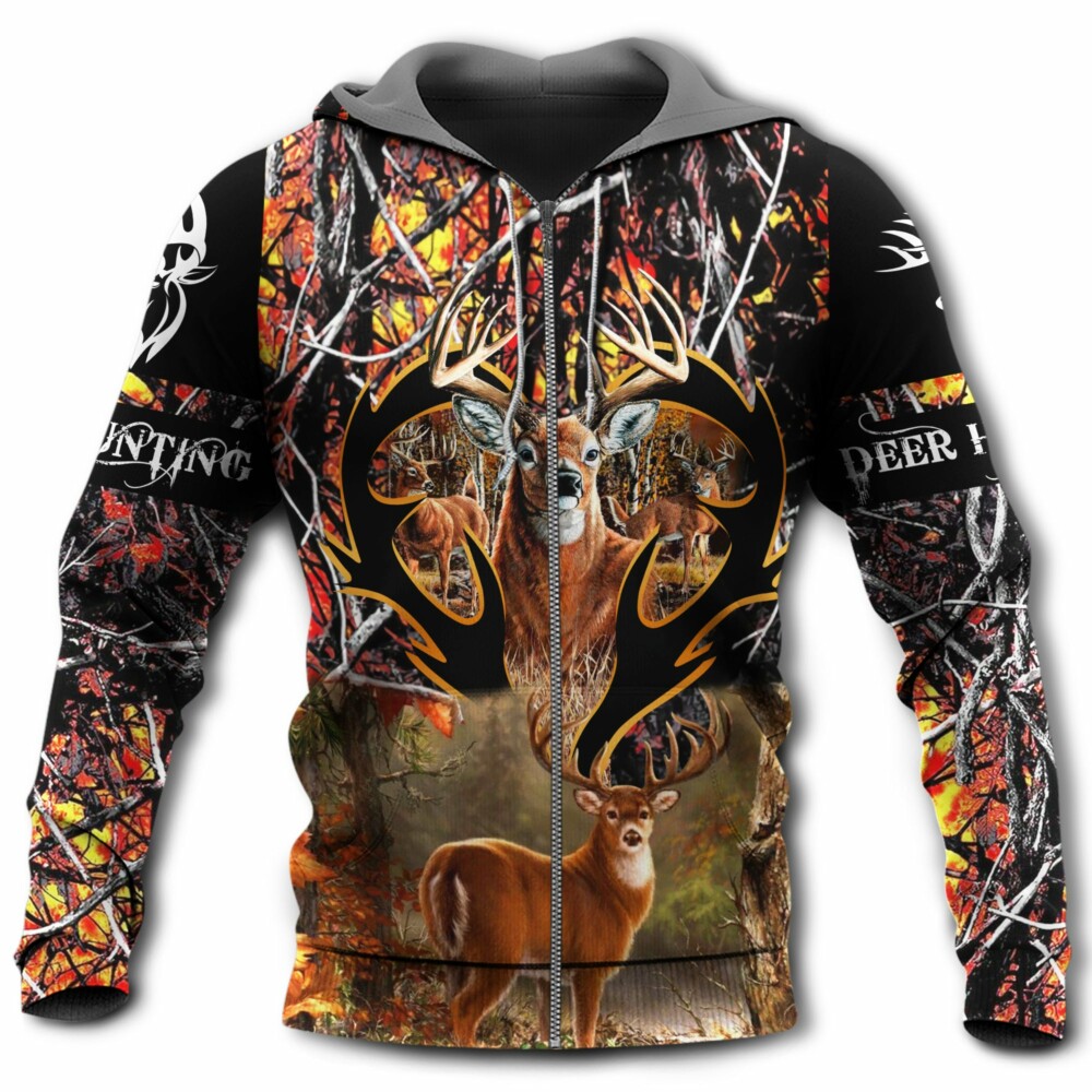 Hunting Deer Amazing Life Forest - Hoodie - Owl Ohh - Owl Ohh