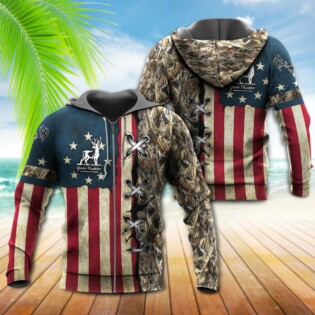 Hunting Deer America Deer Hunter - Hoodie - Owl Ohh - Owl Ohh