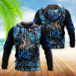 Hunting Deer Buck And Doe Deer Hunting - Hoodie - Owl Ohh - Owl Ohh
