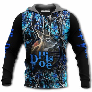 Hunting Deer Buck And Doe Deer Hunting - Hoodie - Owl Ohh - Owl Ohh