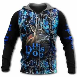 Hunting Deer Buck And Doe Deer Hunting - Hoodie - Owl Ohh - Owl Ohh