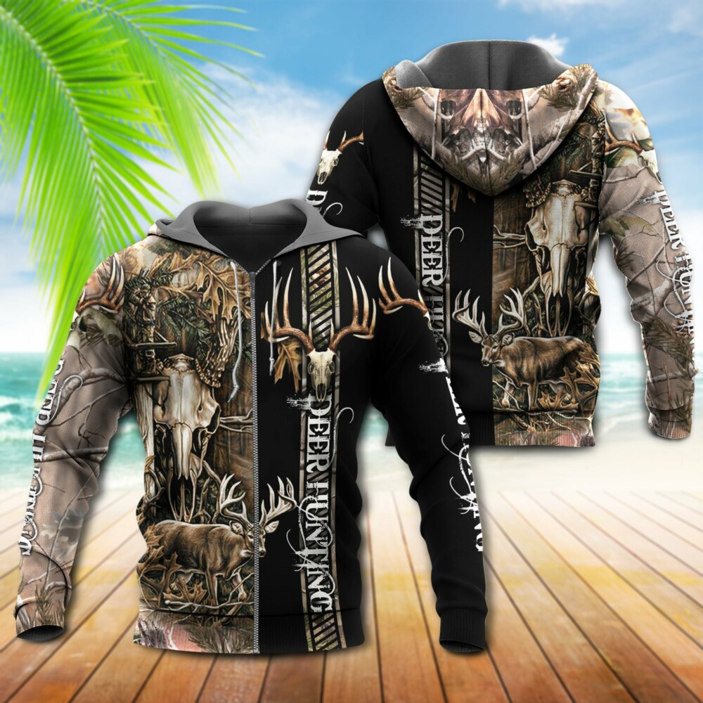 Hunting Deer Hunter Lover - Hoodie - Owl Ohh - Owl Ohh