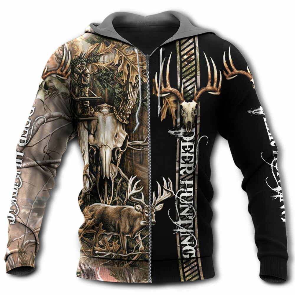 Hunting Deer Hunter Lover - Hoodie - Owl Ohh - Owl Ohh