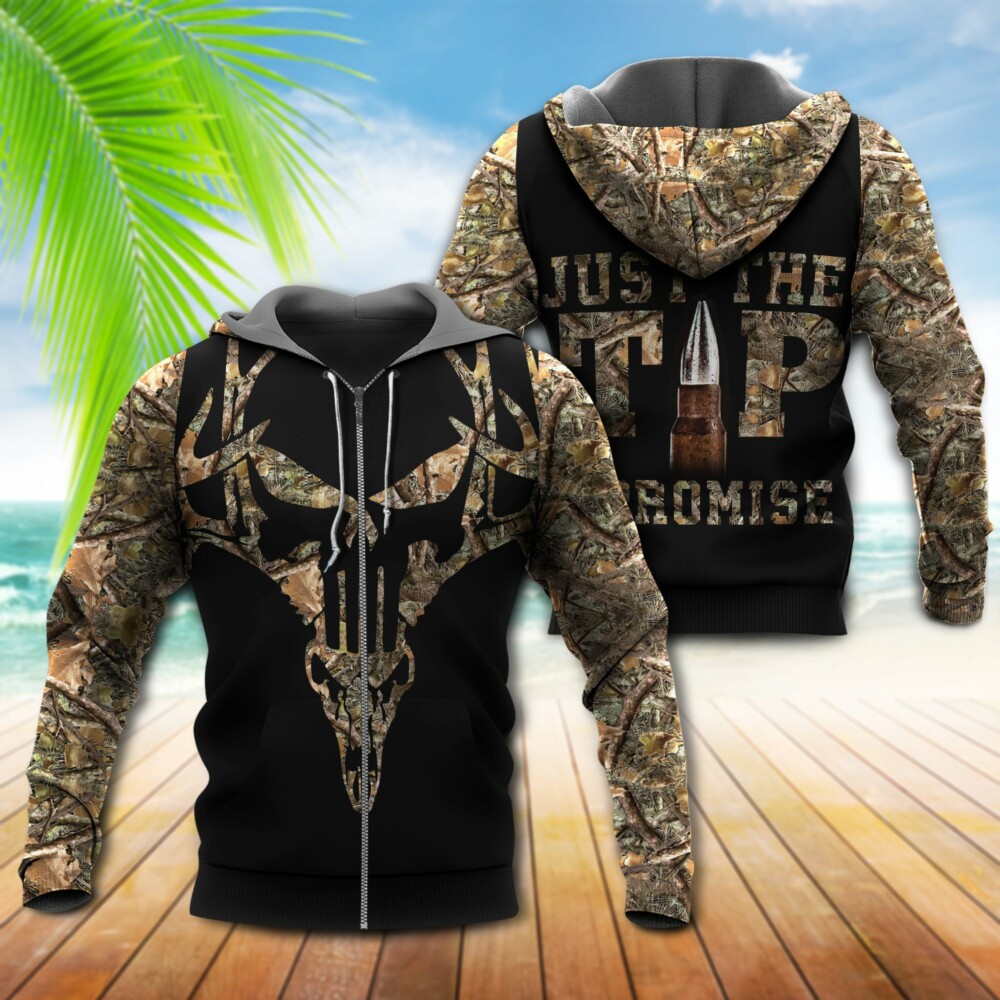 Hunting Deer Just The Top I Promise - Hoodie - Owl Ohh - Owl Ohh