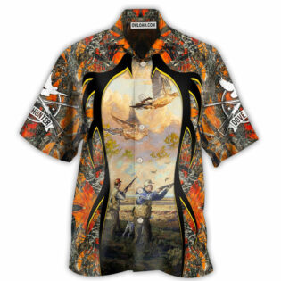 Hunting Dove Hunting Orange Style - Hawaiian Shirt - Owl Ohh - Owl Ohh