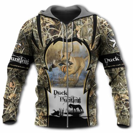 Hunting Duck With My Dog - Hoodie - Owl Ohh - Owl Ohh