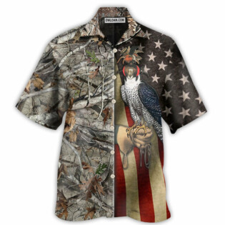 Hunting Falconry Hunting America - Hawaiian Shirt - Owl Ohh - Owl Ohh