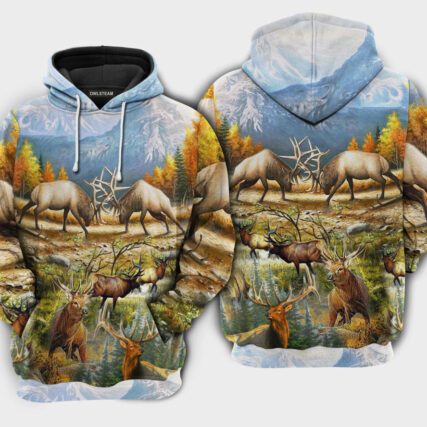 Hunting Deer Is My Life - Hoodie - 12 HOOD12NVC160921