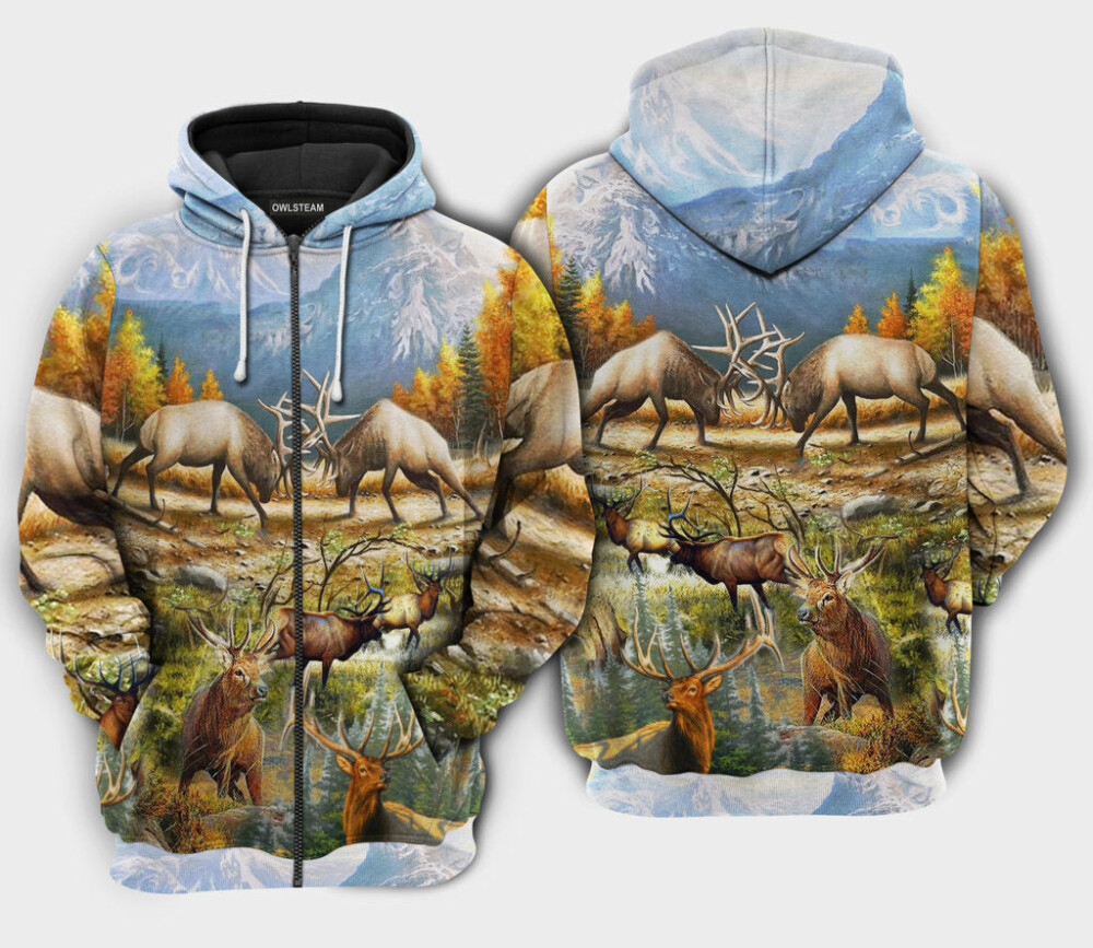 Hunting Deer Is My Life - Hoodie - 12 HOOD12NVC160921