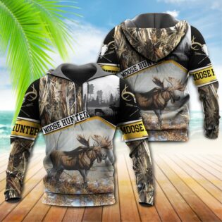 Hunting Moose Amazing Hunter - Hoodie - Owl Ohh - Owl Ohh