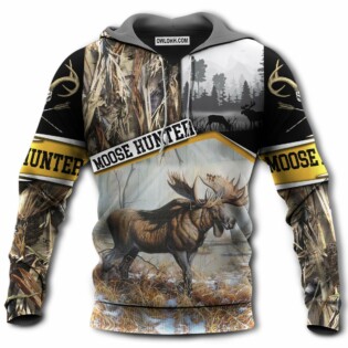 Hunting Moose Amazing Hunter - Hoodie - Owl Ohh - Owl Ohh