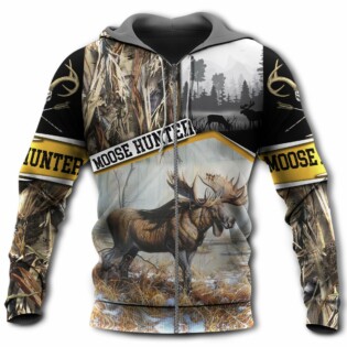 Hunting Moose Amazing Hunter - Hoodie - Owl Ohh - Owl Ohh