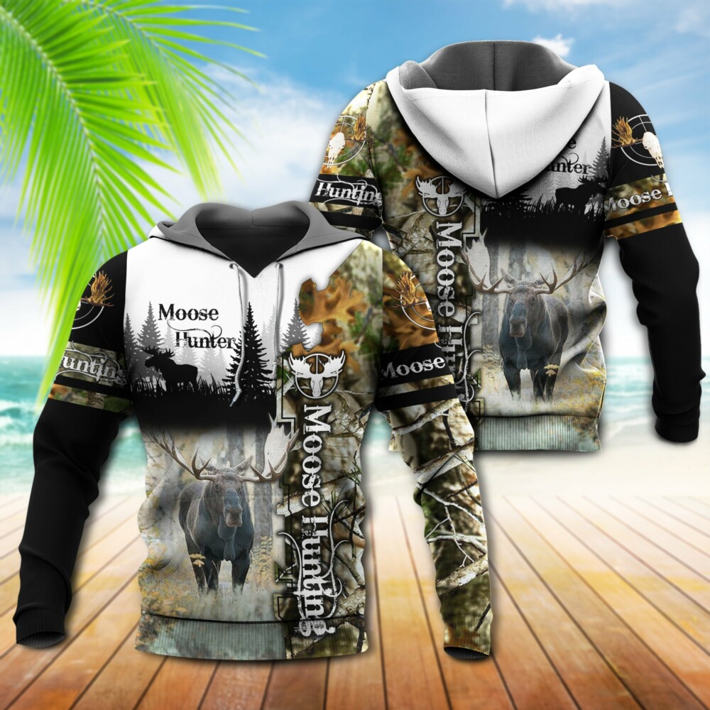 Hunting Moose Legend Unique - Hoodie - Owl Ohh - Owl Ohh