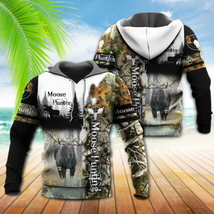 Hunting Moose Legend Unique - Hoodie - Owl Ohh - Owl Ohh