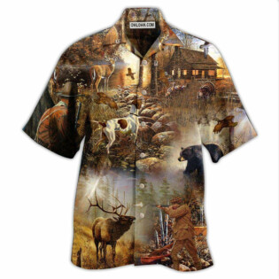 Hunting Rise Shine It's Hunting Time Cool - Hawaiian Shirt - Owl Ohh - Owl Ohh